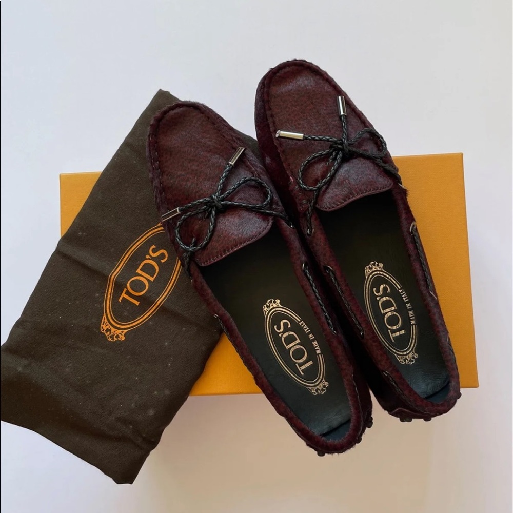 Tod’s calf hair loafer